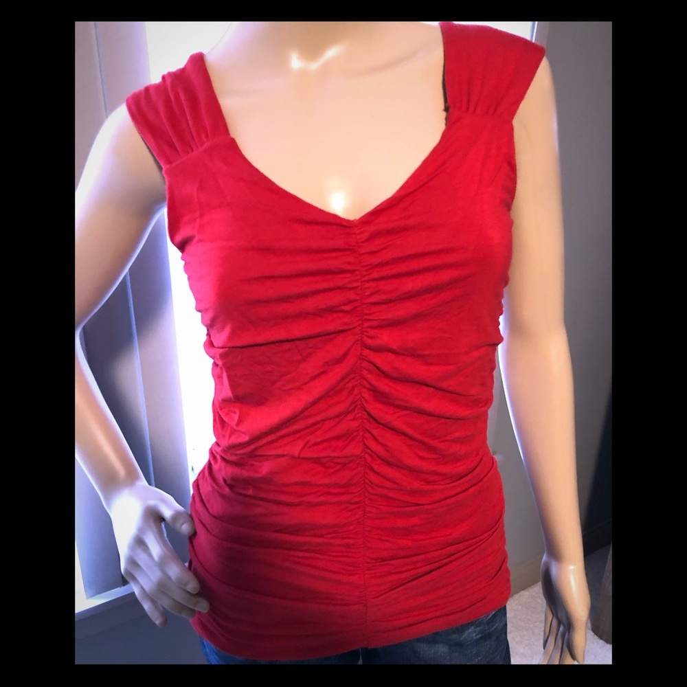 Red tank top